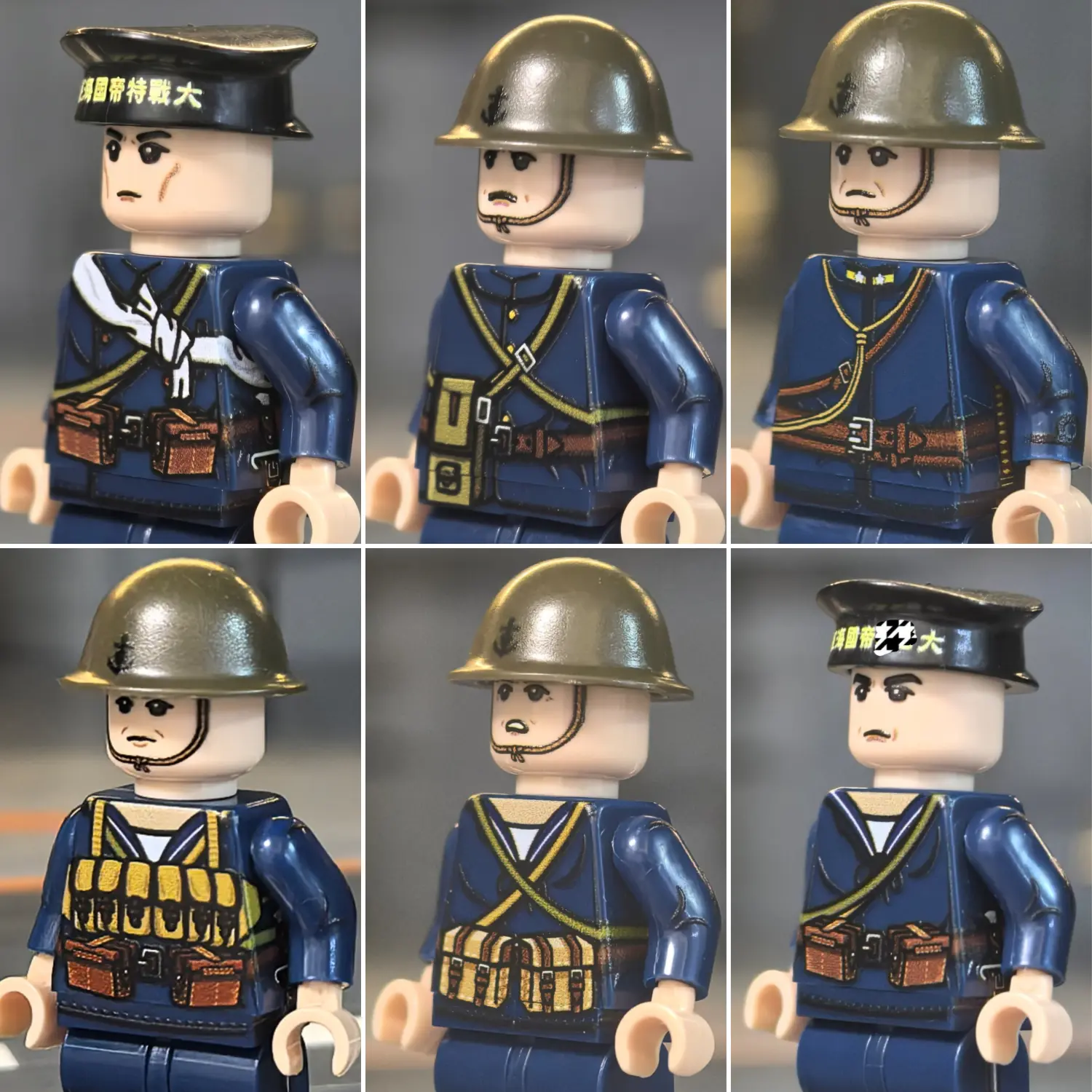 Minifigure – Imperial Japanese Navy (IJN) SNLF Squad WWII (LEGO Compatible) Minifigure – Imperial Japanese Navy (IJN) SNLF Squad WWII (LEGO Compatible)