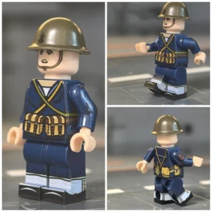 Minifigure – Imperial Japanese Navy SNLF Machine Gunner WWII (LEGO Compatible) Minifigure – Imperial Japanese Navy SNLF Machine Gunner WWII (LEGO Compatible)