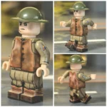 U.S. Army Anti-Tank Infantryman (Tank Corps) WWI - Custom Printed Brick Block Figure