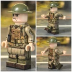 U.S. Army BAR Gunner (Automatic Rifleman) WWI - Custom Printed Brick Block Figure