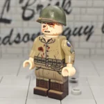 U.S. Army Battle Casualty (Wounded Sergeant) WWII - Custom Printed Brick Block Figure
