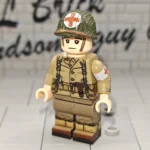 U.S. Army Combat Medic WWII - Custom Printed Brick Block Figure