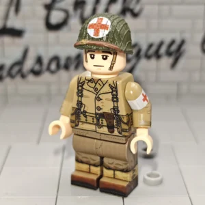 Minifigure – U.S. Army Combat Medic WWII (LEGO Compatible) Minifigure – U.S. Army Combat Medic WWII (LEGO Compatible)