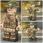 U.S. Army Commissioned Officer WWI - Custom Printed Brick Block Figure