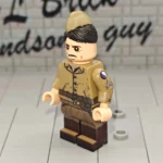 U.S. Army Corporal (Orderly / Driver) Normandy Landings (D-Day). WWII - Custom Printed Brick Block Figure