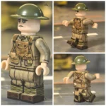 U.S. Army Infantryman (Rifleman) WWI - Custom Printed Brick Block Figure