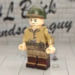 U.S. Army Sergeant – 29th Infantry Division Normandy Landings (D-Day). WWII - Custom Printed Brick Block Figure