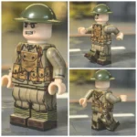 U.S. Army Trench Gunner (M1897 Shotgun Infantry) WWI - Custom Printed Brick Block Figure