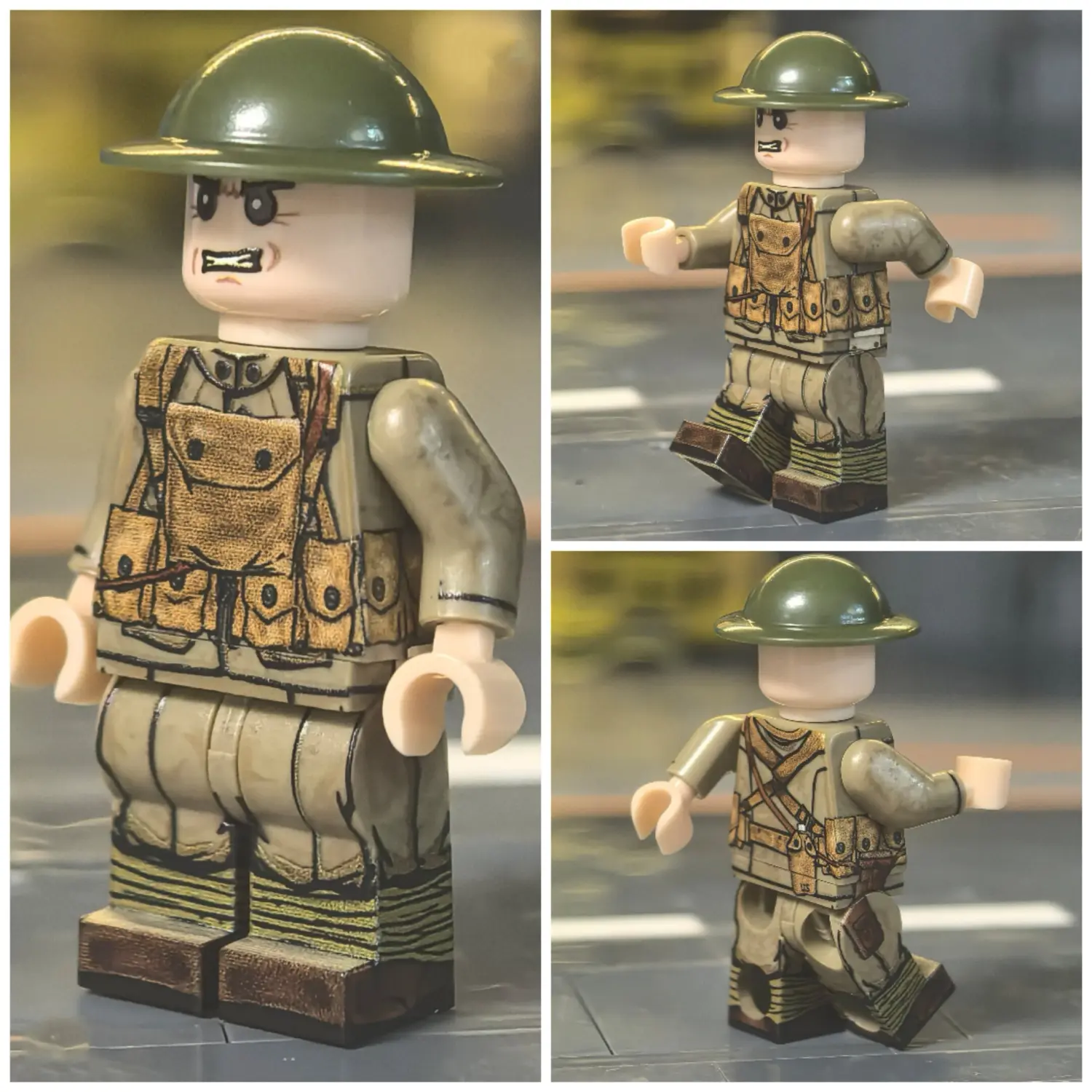 Minifigure – U.S. Army Trench Gunner (M1897 Shotgun Infantry) WWI (LEGO Compatible) Minifigure – U.S. Army Trench Gunner (M1897 Shotgun Infantry) WWI (LEGO Compatible)