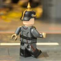 the back of the Minifigure - General Field Marshal Paul von Hindenburg (Generalfeldmarschall) of the Imperial German Army WWI (LEGO Compatible) the back of the Minifigure - General Field Marshal Paul von Hindenburg (Generalfeldmarschall) of the Imperial German Army WWI (LEGO Compatible)
