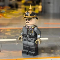 the left side of the Minifigure - General Field Marshal Paul von Hindenburg (Generalfeldmarschall) of the Imperial German Army WWI (LEGO Compatible) the left side of the Minifigure - General Field Marshal Paul von Hindenburg (Generalfeldmarschall) of the Imperial German Army WWI (LEGO Compatible)
