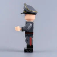 the left side of the Minifigure - German Army (Heer) General WWII (LEGO Compatible)