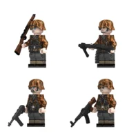 the left side of the Minifigure - German Waffen-SS Infantry Squad (Late War) (LEGO Compatible) the left side of the Minifigure - German Waffen-SS Infantry Squad (Late War) (LEGO Compatible)