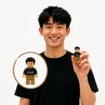 Step 2: Custom Brick Block Figure HD UV Printing & Production | Pack of 2