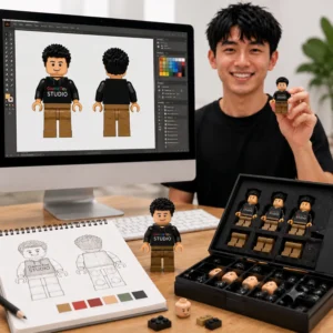 All-in-One Custom Brick Block Figure Bundle Hand-Drawn Design using Adobe Illustrator & 10 Printed Figures Production All In One Custom Brick Block Figure Bundle Hand Drawn Design Using Adobe Illustrator & 10 Printed Figures Production