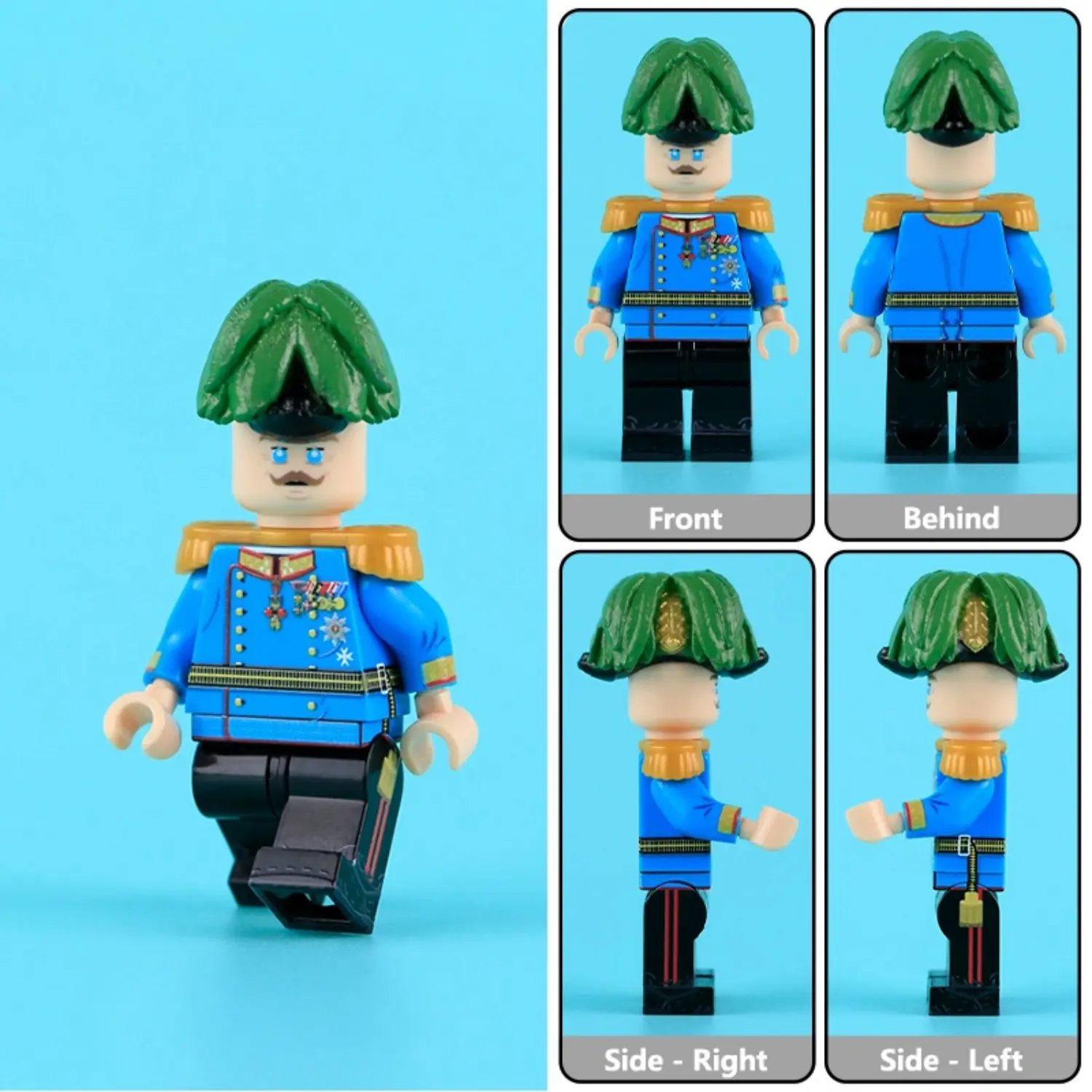 Archduke Franz Ferdinand of Austria-Hungary WWI - Custom Printed Brick Block Figure