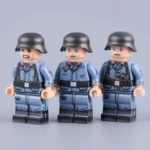 German Luftwaffe Flak Soldiers WWII – Custom Printed Brick Block Figure