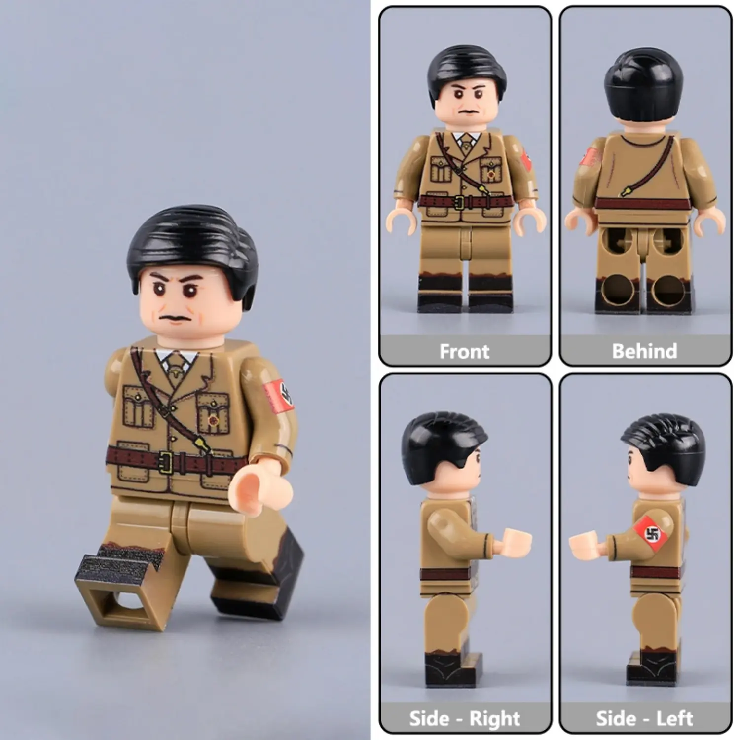 Minifigure - Joseph Goebbels German Propaganda Minister Officer WWII (LEGO Compatible)