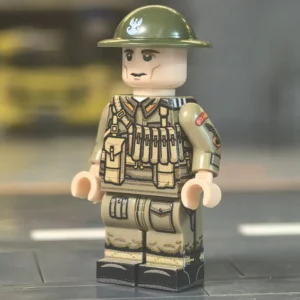 Minifigure - Polish Armed Forces in the West Infantryman (British Uniform) WWII (LEGO Compatible)