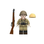 Royal Italian Army Infantry Rifleman (North Africa Tropical Variant) WWII - Custom Printed Brick Block Figure