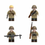 Royal Italian Army Infantry Squad WWII - Custom Printed Brick Block Figure