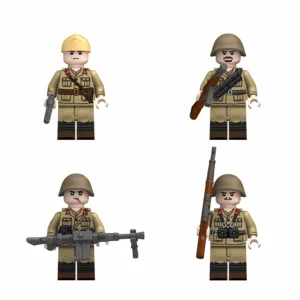 Minifigure - Royal Italian Army Infantry Squad WWII (LEGO Compatible)
