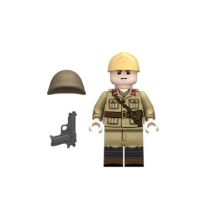 Minifigure - Royal Italian Army Officer (North Africa Tropical Variant) WWII (LEGO Compatible)