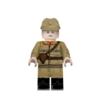 Imperial Japanese Army General / High-Ranking Officer (Hideki Tojo likeness) WWII - Custom Printed Brick Block Figure
