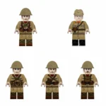 Imperial Japanese Army (IJA) Collection WWII - Custom Printed Brick Block Figure