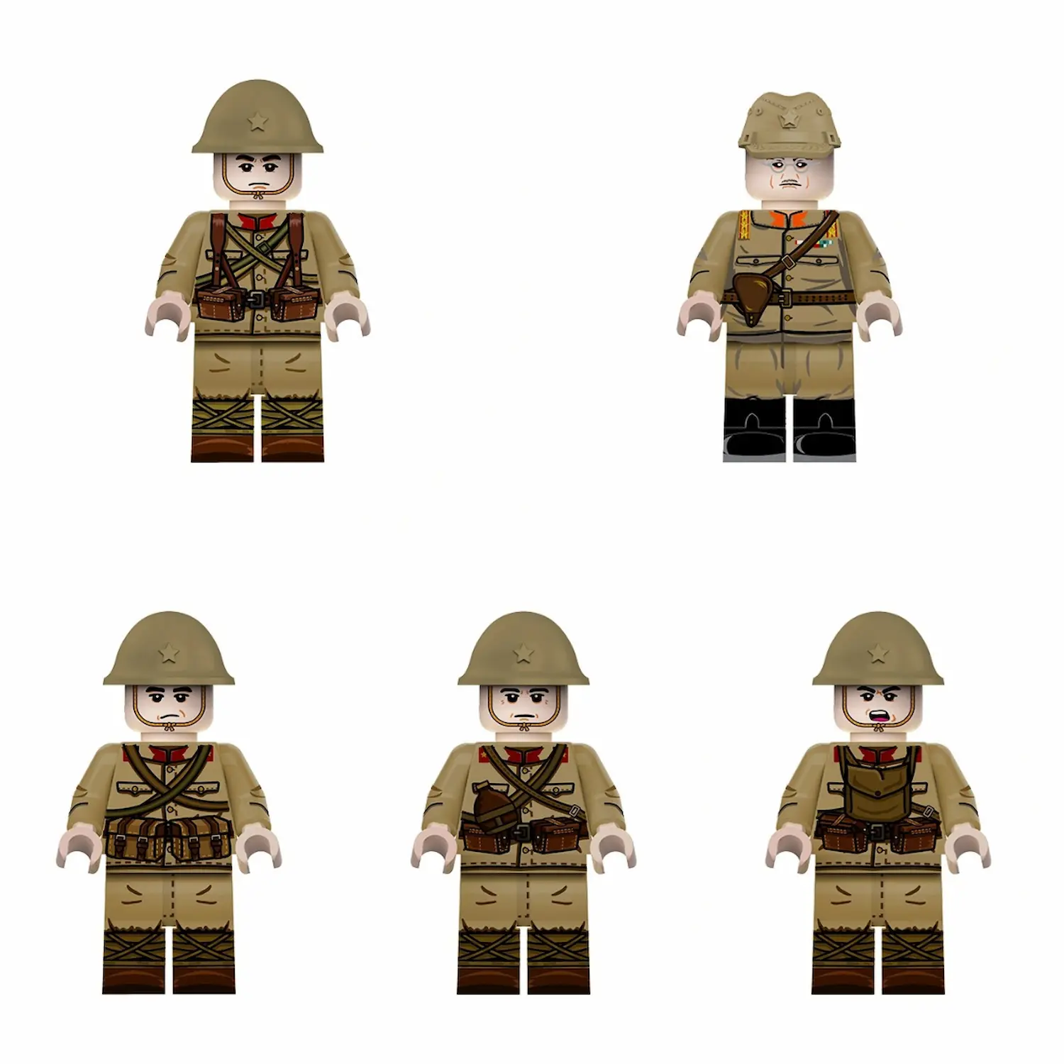 Minifigure – Imperial Japanese Army (IJA) Collection WWII (LEGO Compatible) Minifigure – Imperial Japanese Army (IJA) Collection WWII (LEGO Compatible)