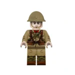 Imperial Japanese Army (IJA) Infantry Rifleman (Y-Strap Webbing Variant) WWII - Custom Printed Brick Block Figure