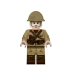 Imperial Japanese Army (IJA) Infantry Soldier WWII - Custom Printed Brick Block Figure