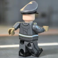 the back of the Minifigure - German SS-Standartenführer (Cinematic Inglourious Basterds Colonel) WWII (LEGO Compatible) the back of the Minifigure - German SS-Standartenführer (Cinematic Inglourious Basterds Colonel) WWII (LEGO Compatible)