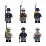 American Civil War Military Soldier Collection - Custom Printed Brick Block Figure