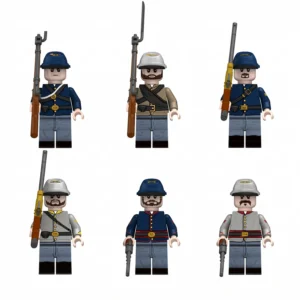 American Civil War Military Soldier Collection - Custom Printed Brick Block Figure American Civil War Military Soldier Collection Custom Printed Brick Block Figure