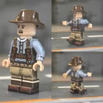 Australian ANZAC Infantryman (Gallipoli Campaign Suspender & Shorts Variant) WWI - Custom Printed Brick Block Figure