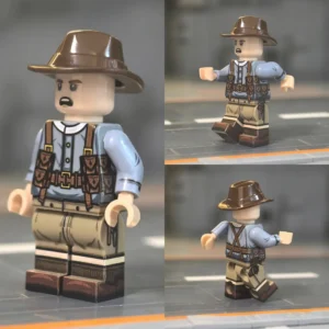 Australian ANZAC Infantryman (Gallipoli Campaign Suspender & Shorts Variant) WWI - Custom Printed Brick Block Figure 2 Australian Anzac Infantryman (gallipoli Campaign Suspender & Shorts Variant) Wwi Custom Printed Brick Block Figure 2