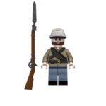 Confederate Infantry Private (Pvt. Inf.) American Civil War - Custom Printed Brick Block Figure
