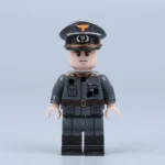 Field Marshal Erwin Rommel "The Desert Fox" Afrika Korps Commander in Feldgrau Continental uniform WWII - Custom Printed Brick Block Figure