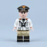 Field Marshal Erwin Rommel "The Desert Fox" Afrika Korps Commander in Summer Dress uniform WWII - Custom Printed Brick Block Figure