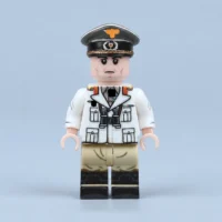 Field Marshal Erwin Rommel The Desert Fox Afrika Korps Commander in Summer Dress uniform WWII - Custom Printed Brick Block Figure Field Marshal Erwin Rommel The Desert Fox Afrika Korps Commander In Summer Dress Uniform Wwii Custom Printed Brick Block Figure