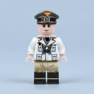 Field Marshal Erwin Rommel The Desert Fox Afrika Korps Commander in Summer Dress uniform WWII - Custom Printed Brick Block Figure Field Marshal Erwin Rommel The Desert Fox Afrika Korps Commander In Summer Dress Uniform Wwii Custom Printed Brick Block Figure