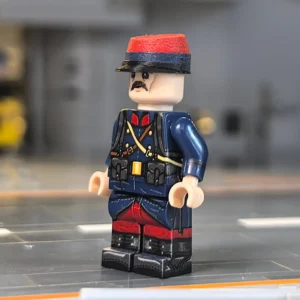 French Marne Infantryman WW1 - Custom Printed Brick Block Figure French Marne Infantryman Ww1 Custom Printed Brick Block Figure