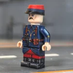 French Marne Officer WW1 - Custom Printed Brick Block Figure