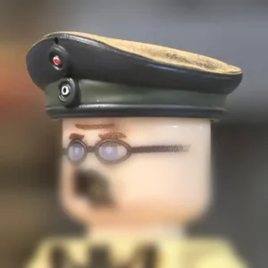 German Imperial Army WWI Officer's Schirmmütze (Field Cap) with Tan CrownItem - Custom 3D Printed Miniature Accessory Parts Pieces for Brick Block Figures German Imperial Army Wwi Officer's Schirmmütze (field Cap) With Tan Crownitem Custom 3d Printed Miniature Accessory Parts Pieces For Brick Block Figures