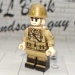 Imperial Japanese Army Knee Mortar IJA Type 89 Grenade Discharger Assistant Gunner WWII - Custom Printed Brick Block Figure