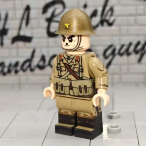 Imperial Japanese Army Knee Mortar IJA Type 89 Grenade Discharger Gunner WWII - Custom Printed Brick Block Figure Imperial Japanese Army Knee Mortar Ija Type 89 Grenade Discharger Gunner Wwii Custom Printed Brick Block Figure