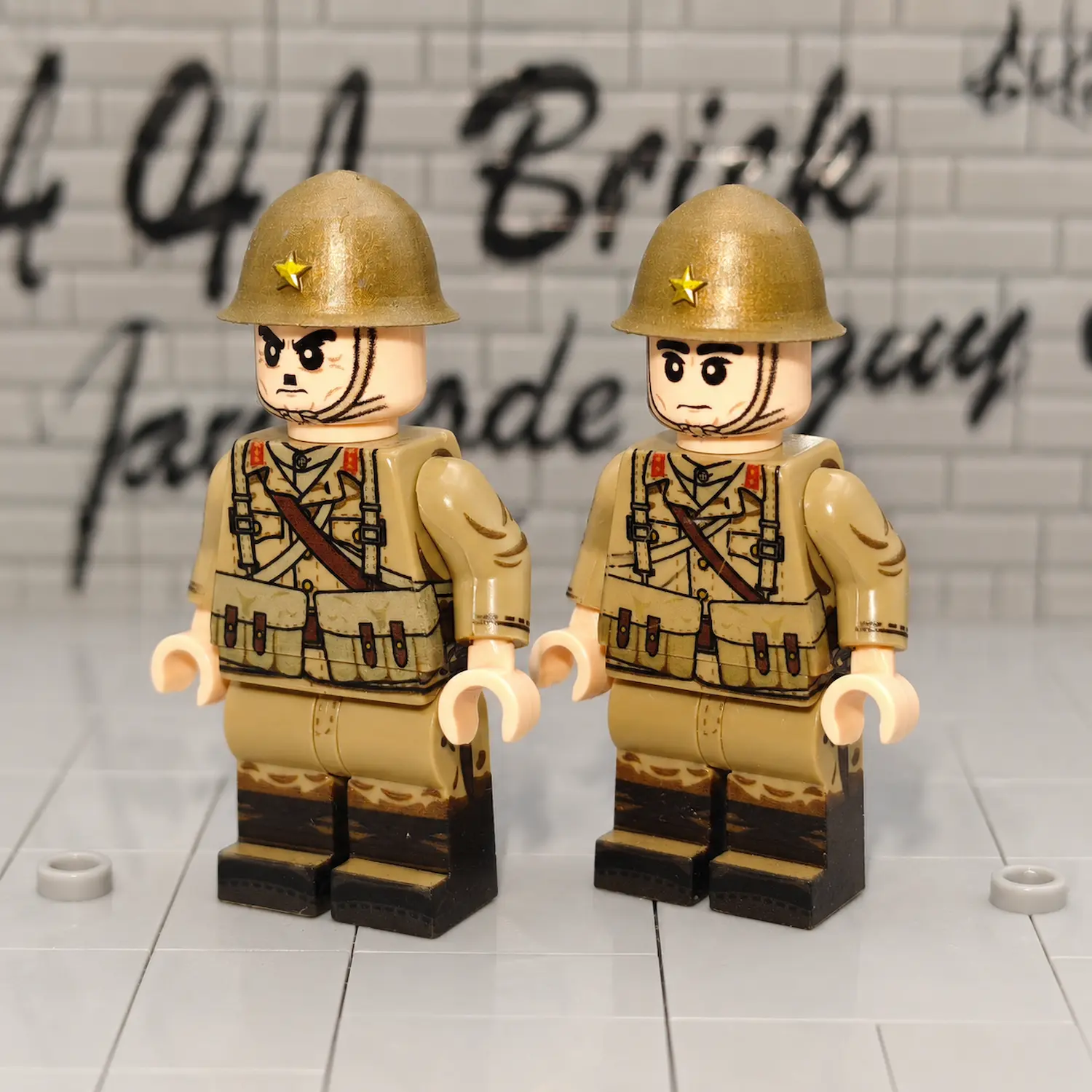 Imperial Japanese Army Knee Mortar IJA Type 89 Grenade Discharger Team WWII - Custom Printed Brick Block Figure 2 Imperial Japanese Army Knee Mortar Ija Type 89 Grenade Discharger Team Wwii Custom Printed Brick Block Figure 2