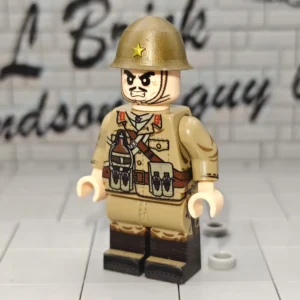 Imperial Japanese Army Submachine Gunner (WWII) - Custom Printed Brick Block Figure Imperial Japanese Army Submachine Gunner (wwii) Custom Printed Brick Block Figure