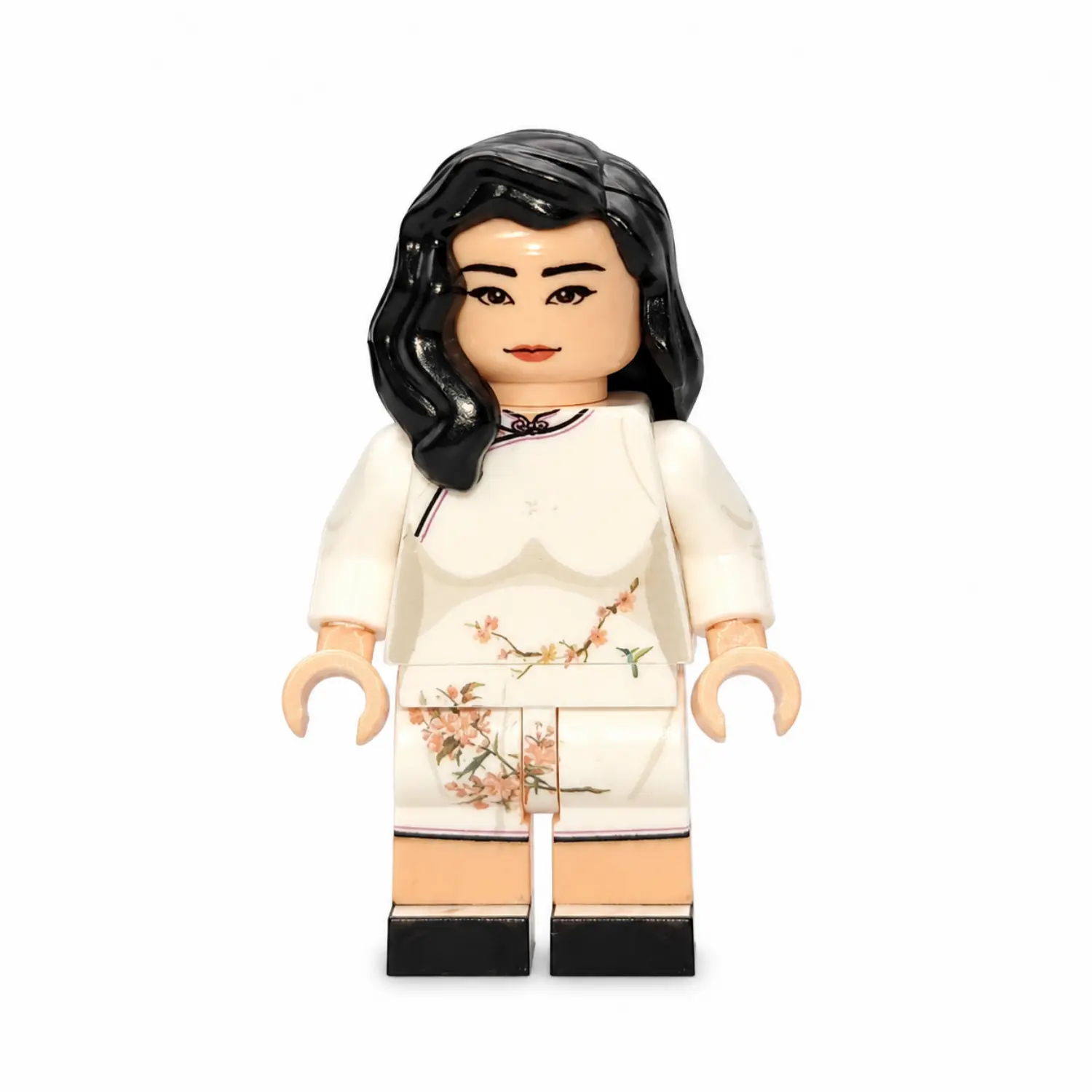 Shanghai White Bund Elegance Qipao Lady (Republic of China Era) - Custom Printed Brick Block Figure Shanghai White Bund Elegance Qipao Lady (republic Of China Era) Custom Printed Brick Block Figure